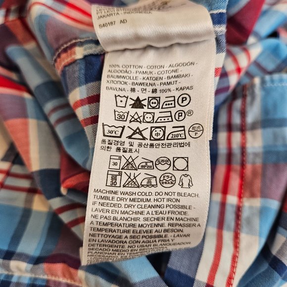 Levi's Modern Fit Hooded Button Up Long Sleeve Shirt Size M - Picture 10 of 11